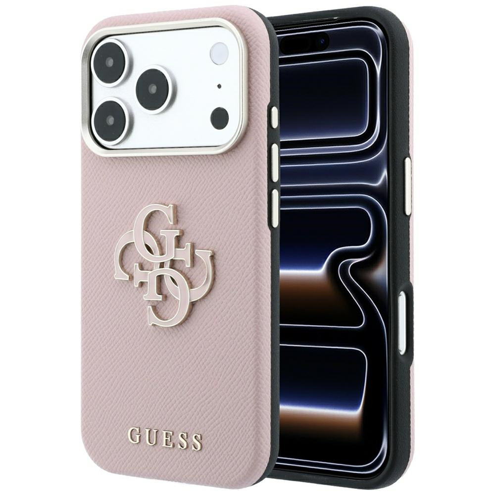 Husa de protectie Guess compatibil cu iPhone 18 Pro / iPhone 17 Pro, Roz