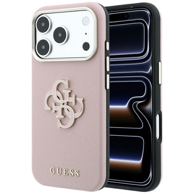 Husa de protectie Guess compatibil cu iPhone 17 Pro Max / iPhone 18 Pro Max, Roz