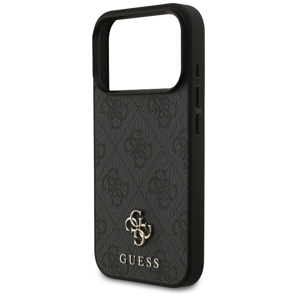 Husa de protectie Guess 4G Small and Classic Logo MagSafe compatibil cu iPhone 18 Pro / iPhone 17 Pro, Negru
