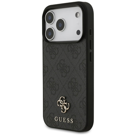 Husa de protectie Guess 4G Small and Classic Logo MagSafe compatibil cu iPhone 18 Pro / iPhone 17 Pro, Negru