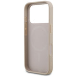 Husa de protectie Guess Hardcase 4G Small & Classic MagSafe compatibil cu iPhone 18 Pro / iPhone 17 Pro, Roz