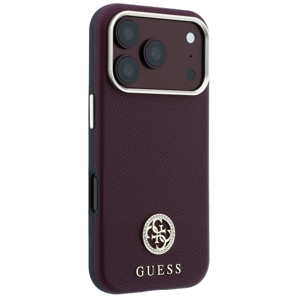 Husa de protectie Guess compatibil cu iPhone 17 Pro Max / iPhone 18 Pro Max, Bordo