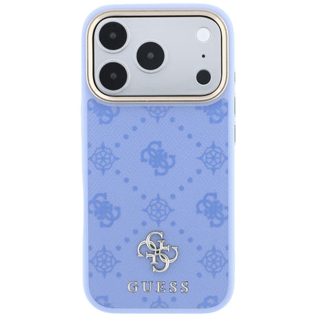 Guess Peony 4G védőtok iPhone 18 Pro Max / iPhone 17 Pro Max készülékhez, kék
