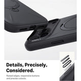 Husa de protectie Torras QPRO Silicone Series compatibil cu iPhone 18 Pro Max / iPhone 17 Pro Max, Negru