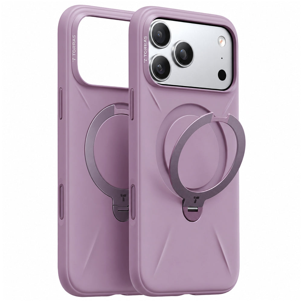Husa de protectie Torras QPRO Silicone compatibil cu iPhone 18 Pro Max / iPhone 17 Pro Max, Mov