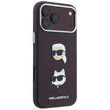 Husa de protectie Karl Lagerfeld Saffiano compatibil cu iPhone 18 Pro / iPhone 17 Pro, Bordo