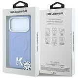 Husa de protectie Karl Lagerfeld compatibil cu iPhone 18 Pro / iPhone 17 Pro, Albastru