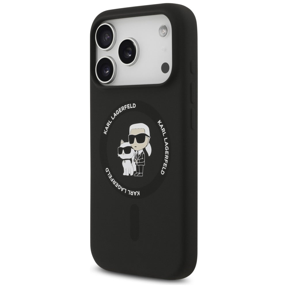 Husa de protectie Karl Lagerfeld compatibil cu iPhone 17 Pro / iPhone 18 Pro, Negru
