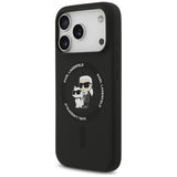 Husa de protectie Karl Lagerfeld compatibil cu iPhone 17 Pro / iPhone 18 Pro, Negru