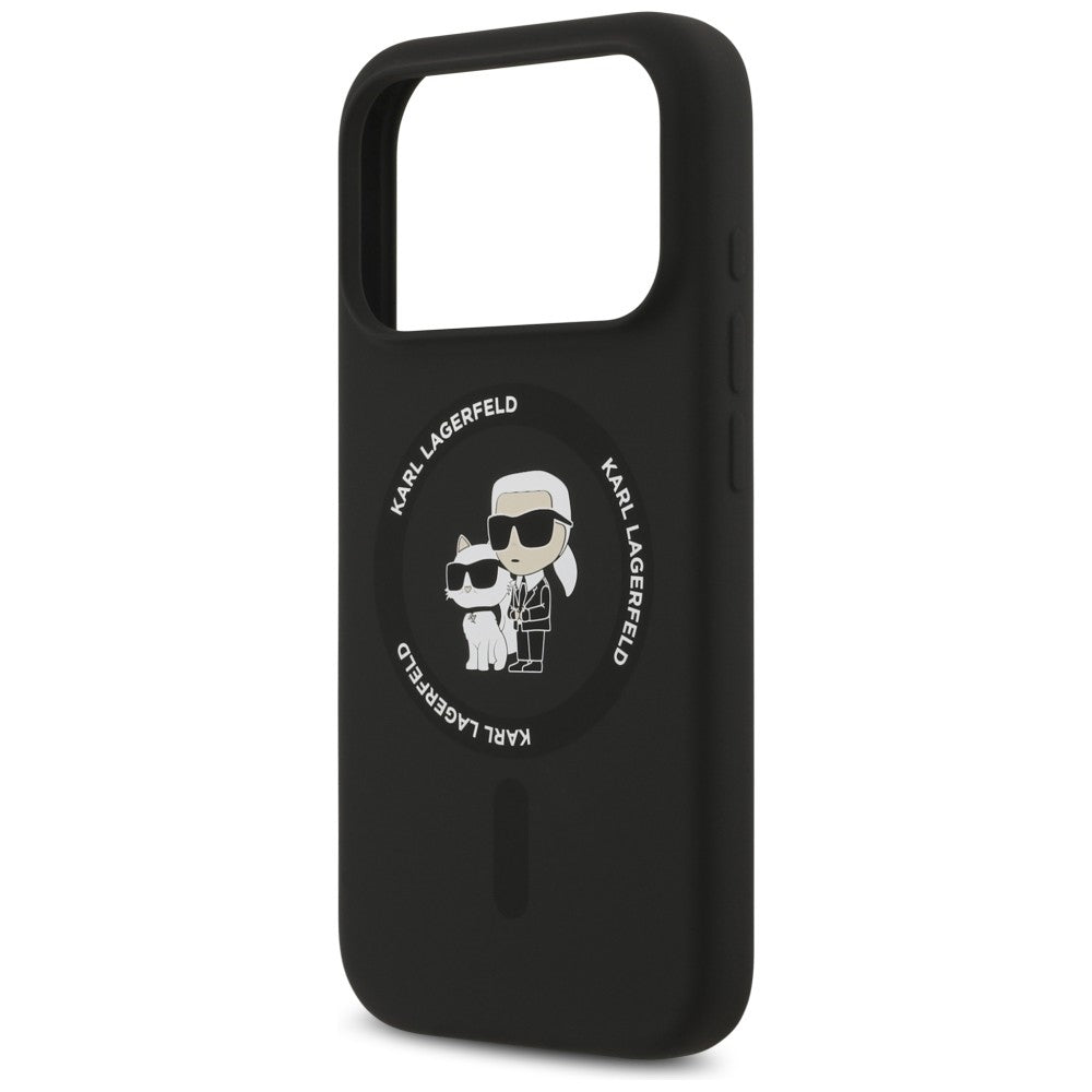 Husa de protectie Karl Lagerfeld compatibil cu iPhone 17 Pro / iPhone 18 Pro, Negru