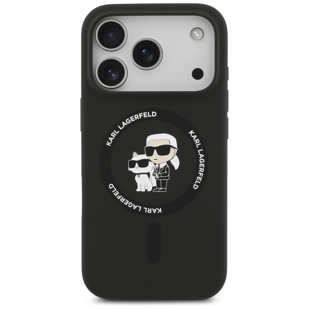 Husa de protectie Karl Lagerfeld compatibil cu iPhone 17 Pro / iPhone 18 Pro, Negru