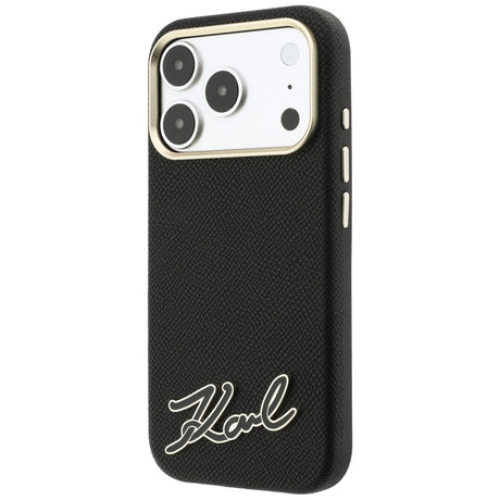 Husa de protectie Karl Lagerfeld compatibil cu iPhone 18 Pro / iPhone 17 Pro, Negru