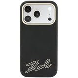 Husa de protectie Karl Lagerfeld compatibil cu iPhone 18 Pro / iPhone 17 Pro, Negru