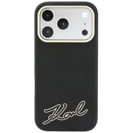 Husa de protectie Karl Lagerfeld compatibil cu iPhone 18 Pro / iPhone 17 Pro, Negru