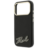 Husa de protectie Karl Lagerfeld compatibil cu iPhone 18 Pro / iPhone 17 Pro, Negru