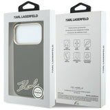 Husa de protectie Karl Lagerfeld compatibil cu iPhone 18 Pro / iPhone 17 Pro, Negru