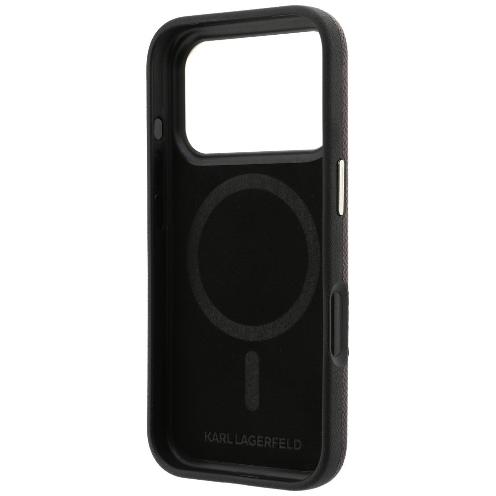 Husa de protectie Karl Lagerfeld compatibil cu iPhone 18 Pro / iPhone 17 Pro, Bordo