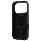 Husa de protectie Karl Lagerfeld compatibil cu iPhone 17 Pro Max / iPhone 18 Pro Max, Bordo
