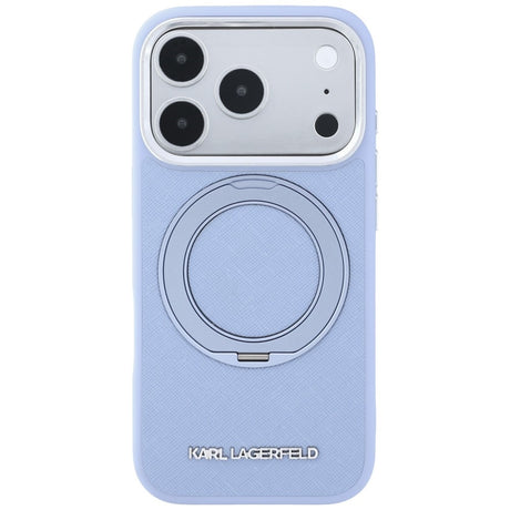 Karl Lagerfeld Saffiano védőtok iPhone 18 Pro / iPhone 17 Pro készülékhez, kék