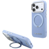 Husa de protectie Karl Lagerfeld Saffiano compatibil cu iPhone 18 Pro Max / iPhone 17 Pro Max, Albastru