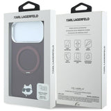 Husa de protectie Karl Lagerfeld Saffiano compatibil cu iPhone 18 Pro / iPhone 17 Pro, Bordo