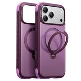 Husa de protectie Torras Ostand Q3 compatibil cu iPhone 17 Pro / iPhone 18 Pro, Mov