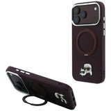 Husa de protectie Karl Lagerfeld Saffiano compatibil cu iPhone 18 Pro / iPhone 17 Pro, Bordo