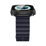 Husa smartwatch Spigen Thin Fit 360 compatibil cu Apple Watch Ultra / Ultra 2 / Ultra 3 / Ultra 4, Negru