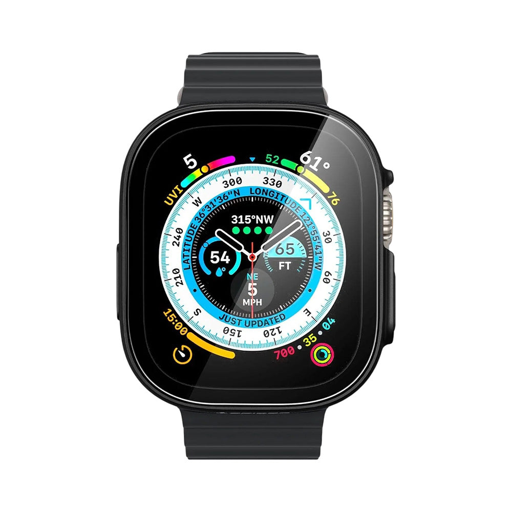 Husa smartwatch Spigen Thin Fit 360 compatibil cu Apple Watch Ultra / Ultra 2 / Ultra 3 / Ultra 4, Negru