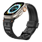 Curea smartwatch Spigen Rugged Band Ultra compatibil cu Apple Watch 6 / 12 / SE 3, Negru