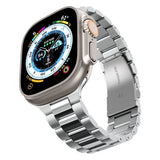 Curea pentru Apple Watch 12/11/10/9/8/7/SE (3/2/1 Gen)/6/5/4/(44mm/45mm)/ Ultra 4/3/2/1 (46mm/49mm) - Spigen Modern Fit 316L (AMP06356) - Silver