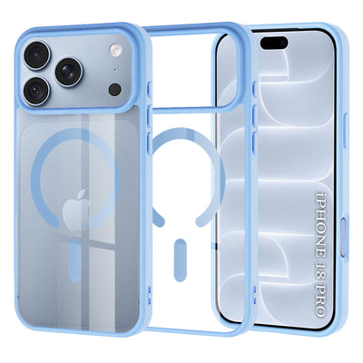 Husa de protectie Techsuit MagSafe Pro compatibil cu iPhone 17 Pro / iPhone 18 Pro, Albastru