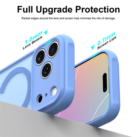 Husa de protectie Techsuit HaloFrost II MagSafe compatibil cu iPhone 18 Pro Max / iPhone 17 Pro Max, Albastru