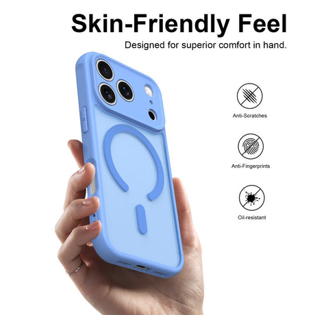 Husa de protectie Techsuit HaloFrost II MagSafe compatibil cu iPhone 18 Pro Max / iPhone 17 Pro Max, Albastru