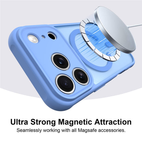 Husa de protectie Techsuit HaloFrost II MagSafe compatibil cu iPhone 18 Pro Max / iPhone 17 Pro Max, Albastru