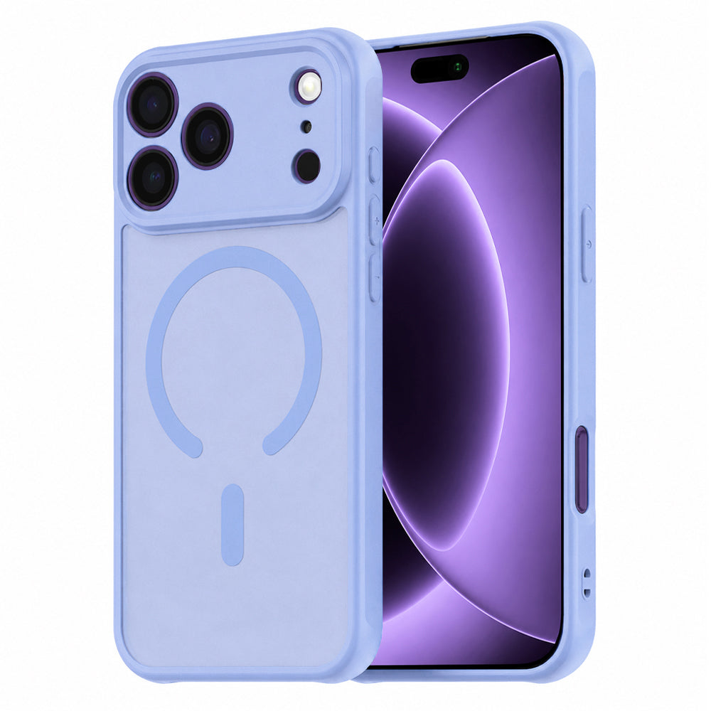 Husa de protectie Techsuit HaloFrost II MagSafe compatibil cu iPhone 18 Pro / iPhone 17 Pro, Albastru
