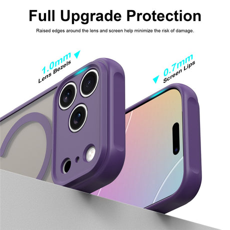 Husa de protectie Techsuit HaloFrost II MagSafe compatibil cu iPhone 18 Pro / iPhone 17 Pro, Visiniu