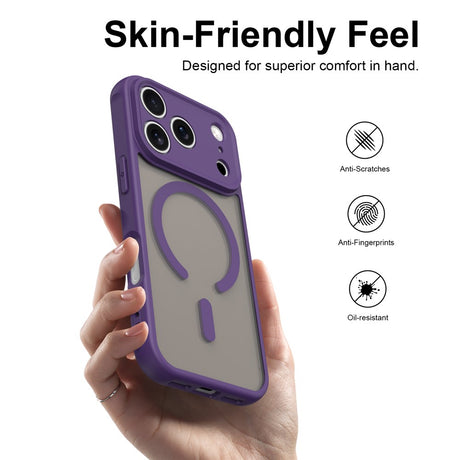 Husa de protectie Techsuit HaloFrost II MagSafe compatibil cu iPhone 18 Pro / iPhone 17 Pro, Visiniu