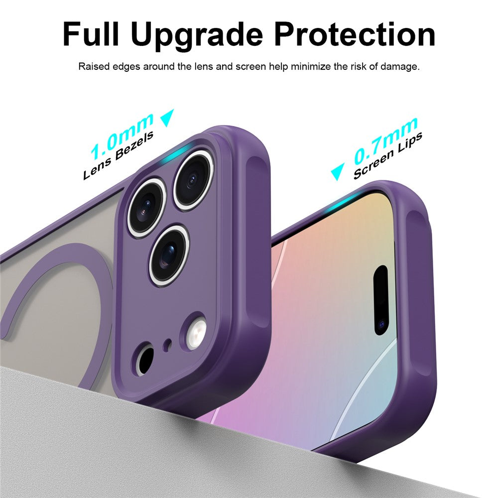 Husa de protectie Techsuit HaloFrost II MagSafe compatibil cu iPhone 18 Pro Max / iPhone 17 Pro Max, Visiniu