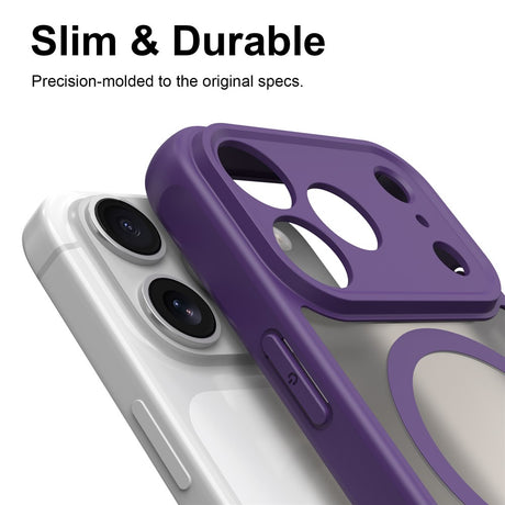 Husa de protectie Techsuit HaloFrost II MagSafe compatibil cu iPhone 18 Pro Max / iPhone 17 Pro Max, Visiniu