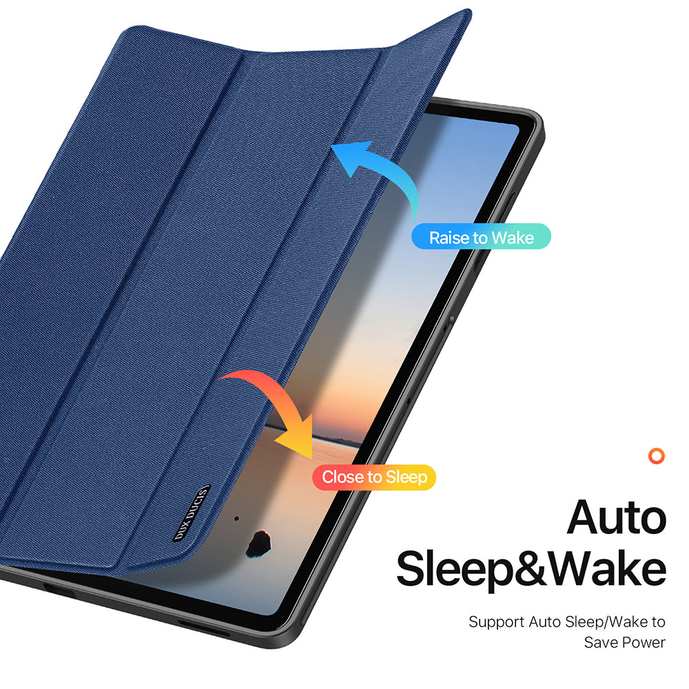Husa de protectie tableta Dux Ducis Domo Series compatibil cu Samsung Galaxy Tab S12 Plus, Roz