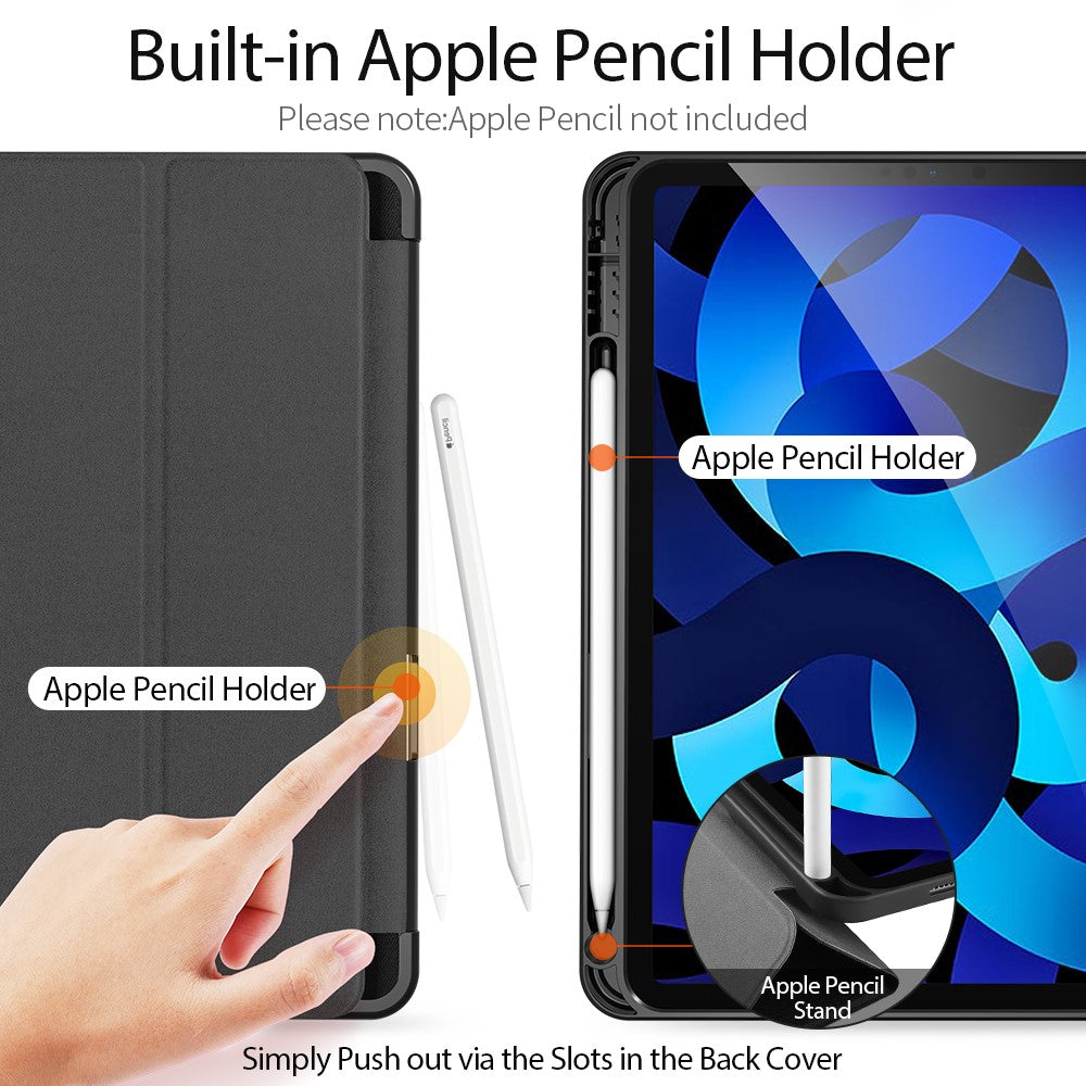 Husa de protectie tableta Dux Ducis Domo Series compatibil cu iPad Air 11 / iPad Air 5 / iPad Air 4, Negru