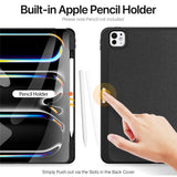 Husa de protectie tableta Dux Ducis Domo Series compatibil cu iPad Pro 13 (2024) / iPad Pro 13 (2025), Negru