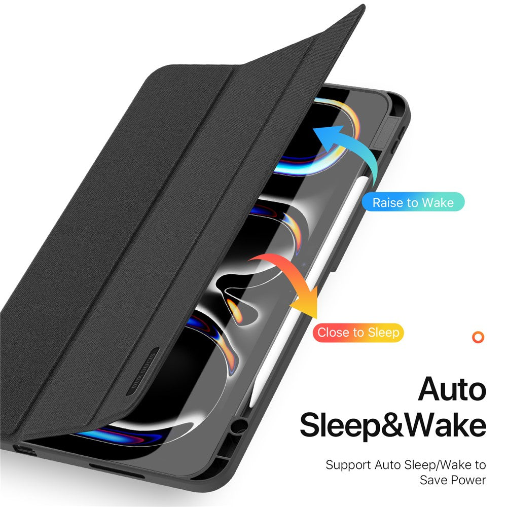 Husa de protectie tableta Dux Ducis Domo Series compatibil cu iPad Pro 13 (2024) / iPad Pro 13 (2025), Negru