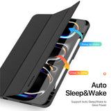 Husa de protectie tableta Dux Ducis Domo Series compatibil cu iPad Pro 13 (2024) / iPad Pro 13 (2025), Negru