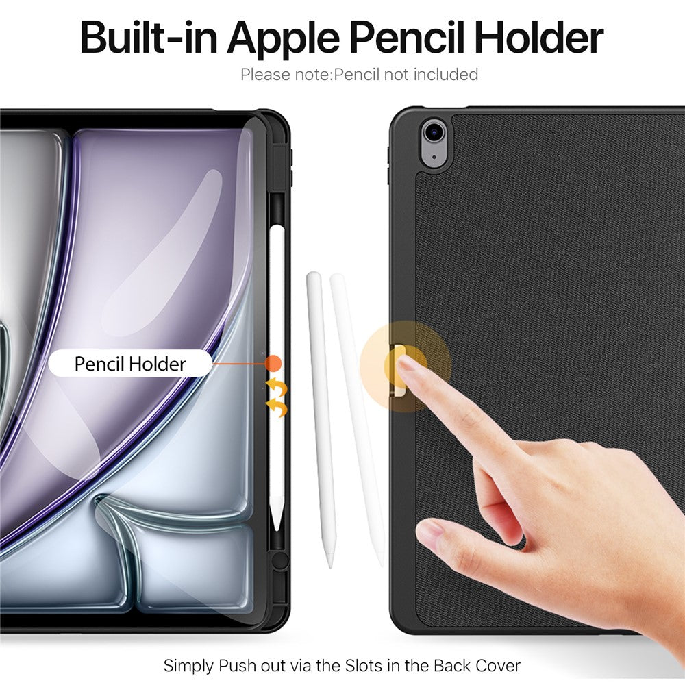 Husa de protectie tableta Dux Ducis Domo Series compatibil cu iPad Air 13 (2024) / iPad Air 13 (2025) / iPad Air 13 (2026), Negru