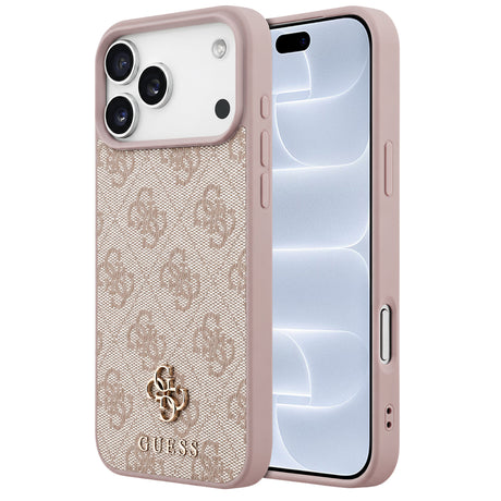 Husă Guess Hardcase 4G Small & Classic MagSafe pentru iPhone 18 Pro / iPhone 17 Pro, roz