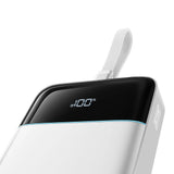 Baterie externa Cuktech (LPB252N), 25000mAh, USB / USB-C, 120W, Alb