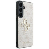 Husa de protectie Guess Leather 4G compatibil cu Samsung Galaxy S26 FE, Roz
