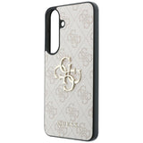 Husa de protectie Guess Leather 4G compatibil cu Samsung Galaxy S26 FE, Roz